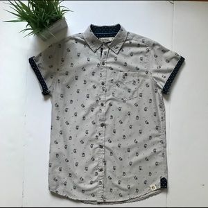 Free Planet button down shirt